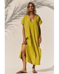 free-est - Strada 100% Cotton Maxi Dress By - Lyst