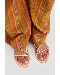 SCHUTZ SHOES - Malta Flat Sandals - Lyst