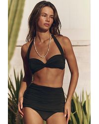 Norma Kamali - Bill High-Waisted Bikini Bottoms - Lyst