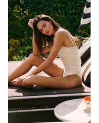 Belle The Label - The Ruched Maillot One-piece Swimsuit - Lyst