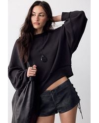 Free People - Sun Siren Vegan Suede Micro Shorts - Lyst