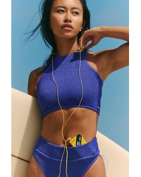 Rhythm - Wave Break Cross Back Surf Top - Lyst