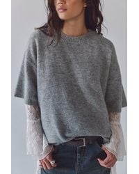 Free People - Margot Softspun Sweater Tee - Lyst