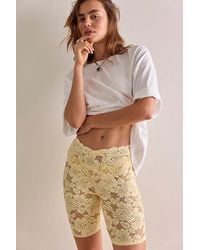 Intimately By Free People - Lace Pursuit Bike Shorts By - Lyst