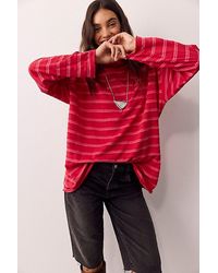 Free People - Nevada Striped Long-Sleeve Tee By - Lyst