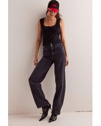 Free People - We The Free Aster Straight-Leg Jeans - Lyst