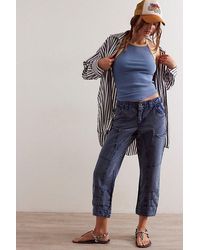 Free People - Supersonic Slim Trousers - Lyst