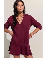 free-est - Rafferty Hoodie Mini Dress By - Lyst