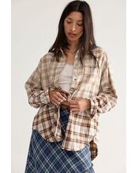 Free People - We The Free Lexi Plaid Button Down - Lyst
