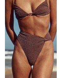 free-est - Tess High-Waisted Bikini Bottoms - Lyst