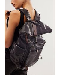 Free People - Brigade Leather Backpack - Lyst