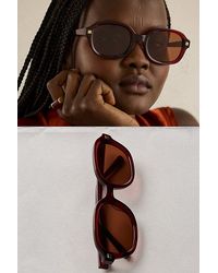 Free People - Joie Round Premium Polarized Sunglasses - Lyst