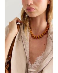Free People - Sabina Semiprecious Beaded Stone Choker Necklace - Lyst