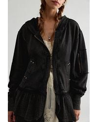 Free People - Piece Of Cake Zip-Up Cardi - Lyst