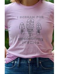 Overseasoned - Ice Cream For Reproductive Justice Tee - Lyst