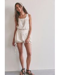 Free People - Vintage Heirloom Romper - Lyst