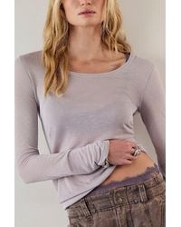 Intimately By Free People - Stackable Sheer Layering Long Sleeve By - Lyst