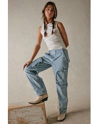 Free People - Can't Compare Slouch Pants At In Autumn Sky, Size: Xs - Lyst