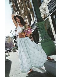 Free People - Sweet Serenade Pull-On Wide-Leg Pants - Lyst