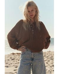 Free People - Cabrera Sweater Pullover - Lyst