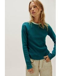 Free People - Easy Does It Long Sleeve Tee - Lyst