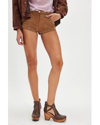 Free People - Cedar Leather Clogs - Lyst