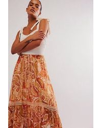 Free People - Fp One Montana Printed Maxi Skirt - Lyst