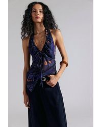 Free People - Butterfly Effect Halter Top - Lyst