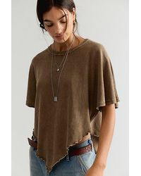 Free People - Rosalie Solid Tee - Lyst