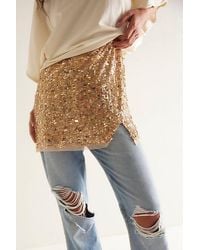 Free People - Midnight Kiss Mini Slip - Lyst