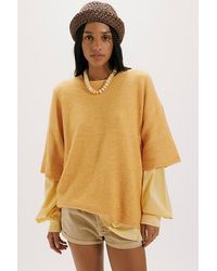 Free People - Margot Softspun Sweater Tee - Lyst