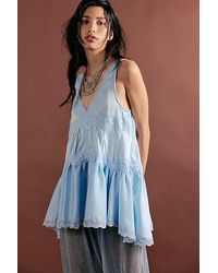 Free People - In This Groove Mini Slip Dress By - Lyst