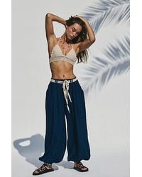 free-est - Volare Linen Balloon Pants By - Lyst