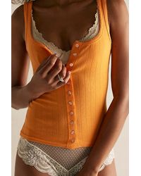 Intimately By Free People - End Game Pointelle Tank Top By - Lyst