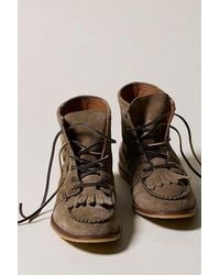 Free People - Benny Boat Shoe Boots Shoe - Lyst
