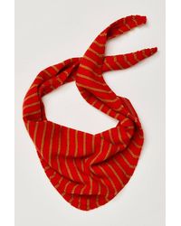 Free People - Essential Triangle Striped Scarf - Lyst
