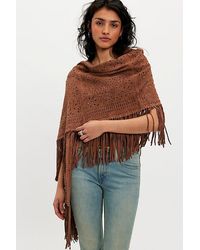 Urban Outfitters - Suede Cut Out Wrapable Scarf By - Lyst