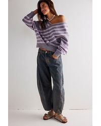 Free People - We The Free Good Luck Mid-rise Barrel Jeans - Lyst