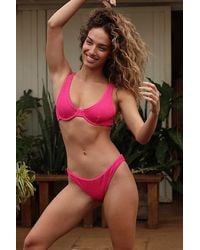 Rhythm - Wave Break Cheeky Bikini Bottoms - Lyst
