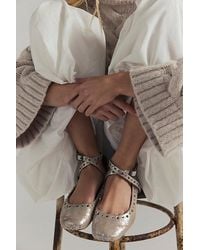 Free People - Grace Gems Ballet Flats - Lyst