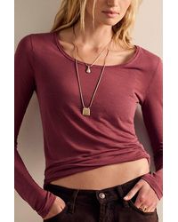 Intimately By Free People - Stackable Sheer Layering Long Sleeve By - Lyst