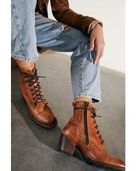 Bed Stu - Brooklyn Lace Up Ankle Boots - Lyst
