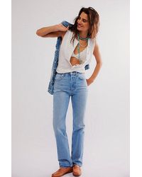 Citizens of Humanity - Zurie Straight-leg Jeans At Free People In Carousel, Size: 27 - Lyst