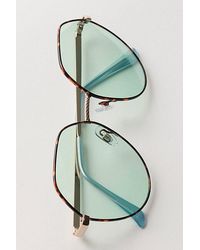 Free People - Misty Round Sunglasses - Lyst