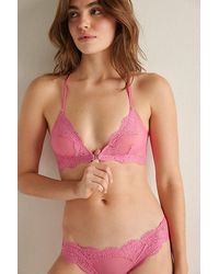 Intimately By Free People - Fiona Mesh Front-Close Bralette By - Lyst
