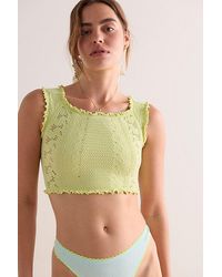 Intimately By Free People - So Soft Frill Seamless Micro Crop Top By - Lyst