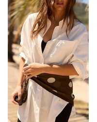 Free People - Pleated Printed Skinny Bandana - Lyst