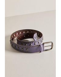 Free People - Sola Stud Belt At Free People In Lavender, Size: S/m - Lyst