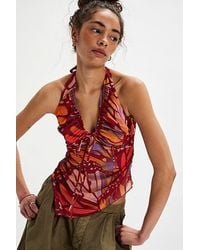 Free People - Butterfly Effect Halter Top - Lyst