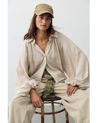 Free People - My Bubble Button Down Top - Lyst